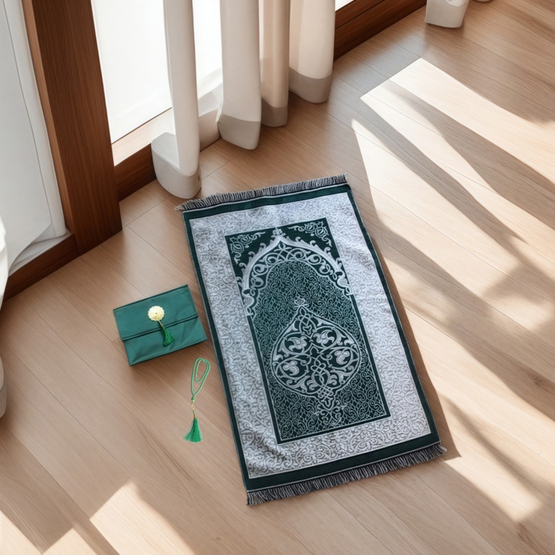 3pcs/set Muslim Prayer Mat Set - Maranta Prayer Plant recension och pris